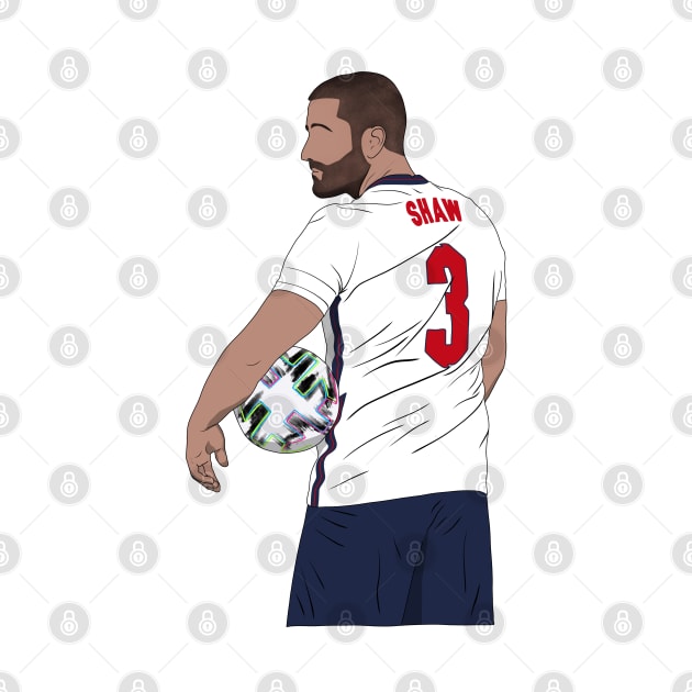 Luke Shaw England by Hevding