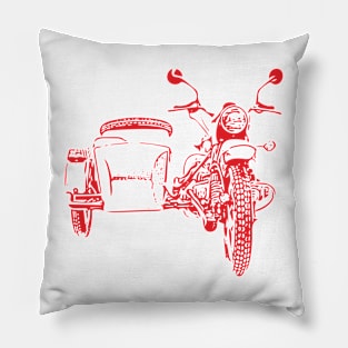 Russian Ural sidecar motorcycle Pillow