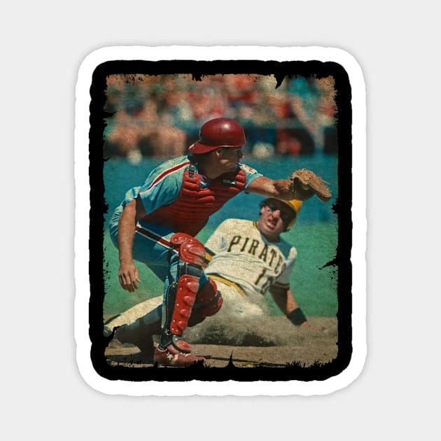 Darren Daulton in Philadelphia Phillies Magnet by SOEKAMPTI