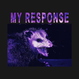 Purple Possum Response T-Shirt