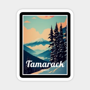 Tamarack Idaho United States Ski Magnet