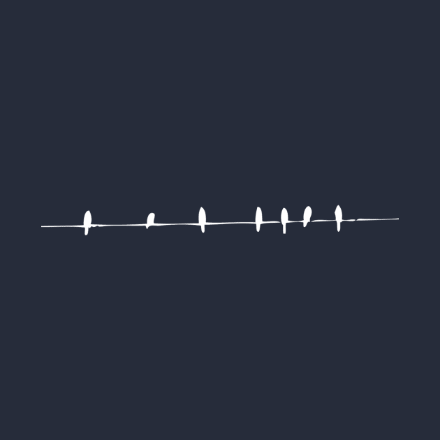 birds on a wire by jameswills47