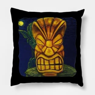 Tiki totem original art design tshirt Pillow