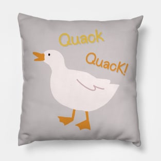 Duck quacking Pillow