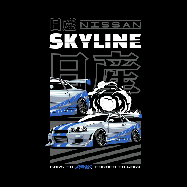 Nissan Skyline by Harrisaputra