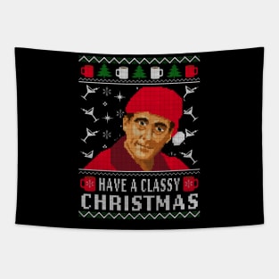 Classy Christmas The Office Tapestry