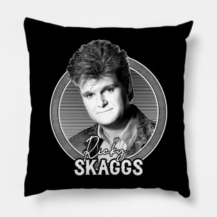 Ricky Skaggs \/\ Retro Style Fan Design Pillow