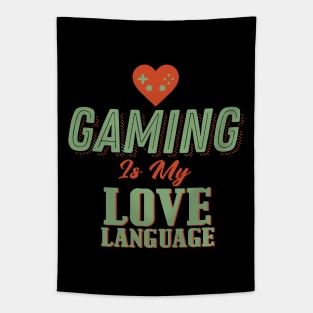 Gaming Is My Love Language Tapestry