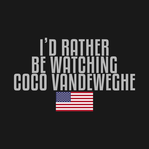 I'd rather be watching Coco Vandeweghe by mapreduce