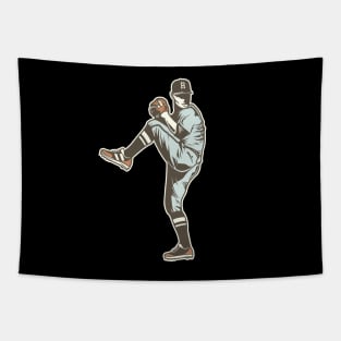 Baseball Player Tapestry