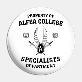 Property of Alfea College: Specialists Department Pin