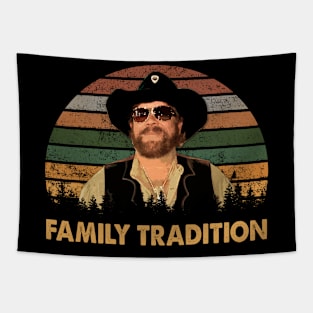 Honky Tonk Outlaw Hank Jr.'s Wild Ride Tapestry