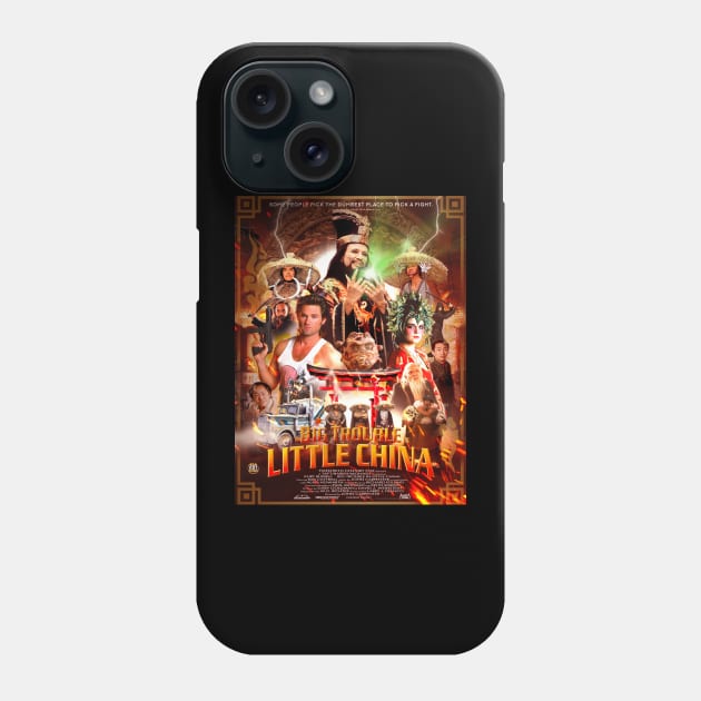 Big trouble in little China Phone Case by SAN ART STUDIO 