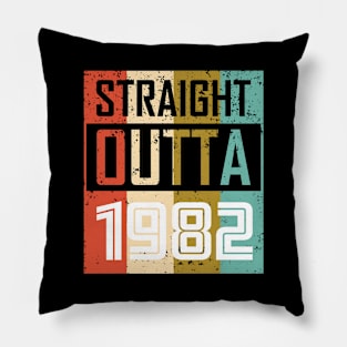 Straight Outta 1982 Pillow