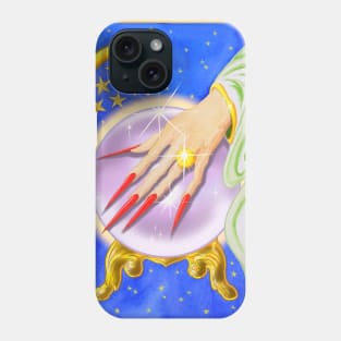 Crystal Ball Witch Painting Phone Case