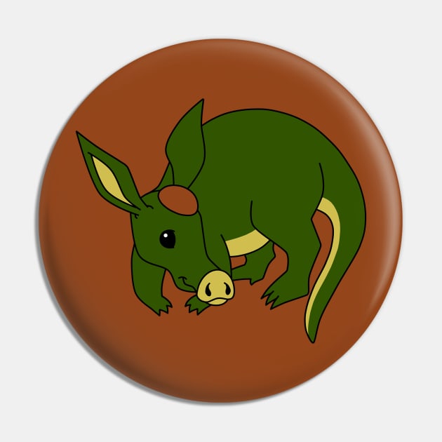 Aardvakado - Anifroot Pin by Louisalulu Arts