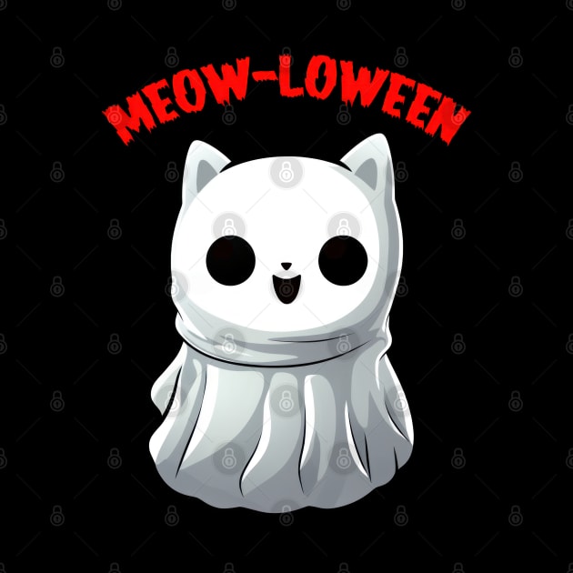 Meow-Loween Ghost Cat by SimplyIdeas