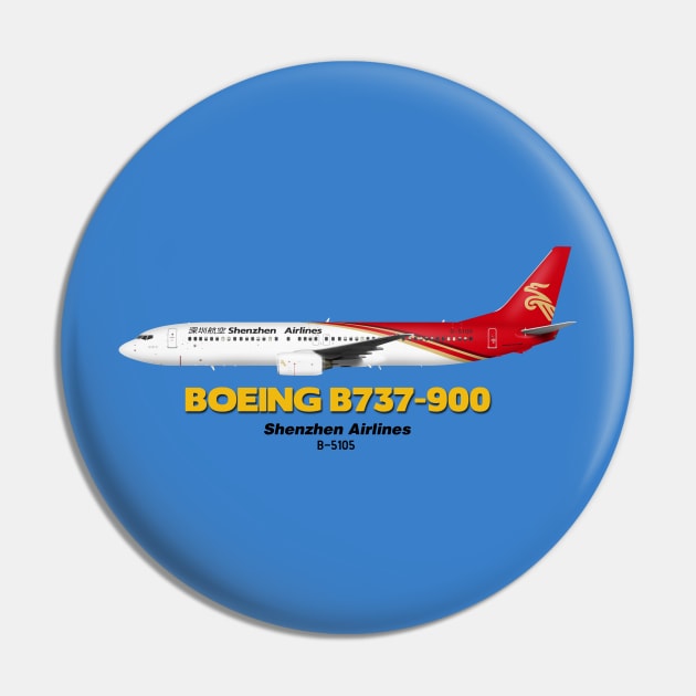 Boeing B737-900 - Shenzhen Airlines Pin by TheArtofFlying