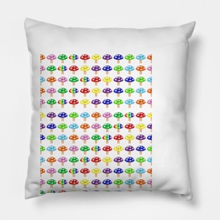 Mushroom Family Pillow