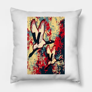 Two Cranes Pillow