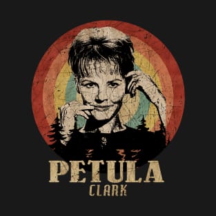 Retro Sunset Petula Clark 80s T-Shirt