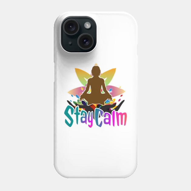 stay calm Phone Case by Asterme