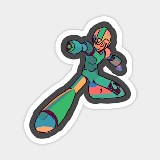 Mega Man Original Art Tee Magnet