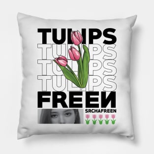 Freen Sarocha Flower Tulips - Gap The series Girls Love Pillow