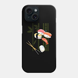 Sleep walking sushi, japanese foodie Phone Case