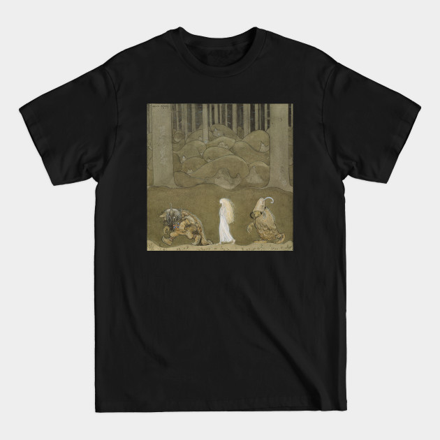 Discover The Princess and the Trolls by John Bauer - Trolls - T-Shirt