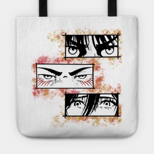 Attack on Titan Eren, Armin and Mikasa Tote