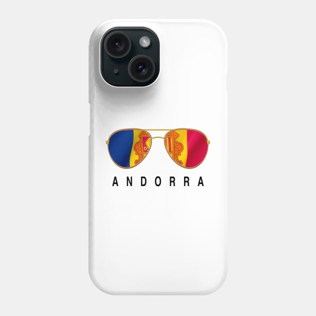 Andorra Sunglasses, Andorra Flag, Andorra gift , Andorran Phone Case by JayD World