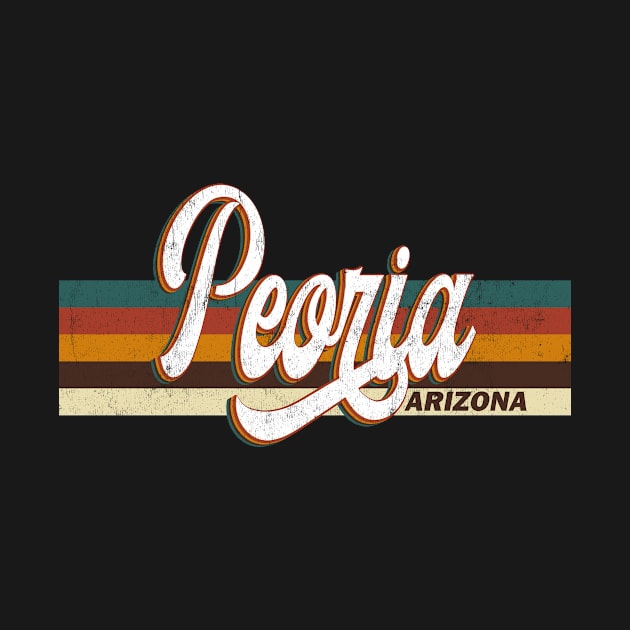 Peoria Arizona US Vintage Retro City 70s 80s style by Happy as I travel