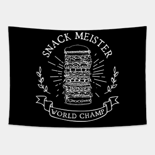 Snack Fan World Champ Tapestry