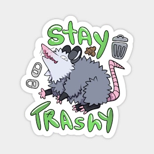 Stay Trashy Possum! Magnet