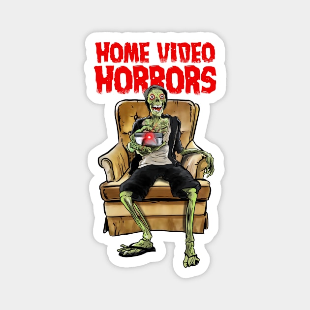 Home Video Horrors - Armchair Zombie Magnet by Home Video Horrors