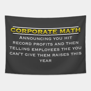 Corporate Math: The Hilarious Hypocrisy Unveiled Tapestry