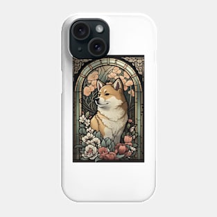 Shiba Inu Japanese Dog - Art Nouveau Style Phone Case