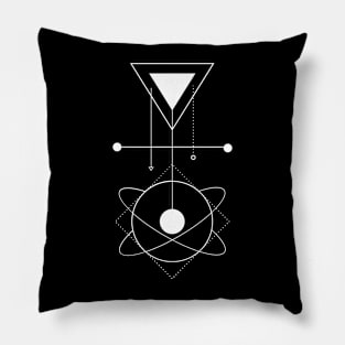 Geometric Linear Circle Triangle Pillow