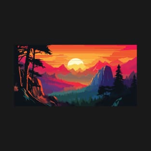 Sunset over Landscape T-Shirt