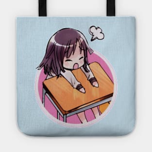 Kimi to Nadeko (Bakemonogatari) "Fake Back Cover" Tote