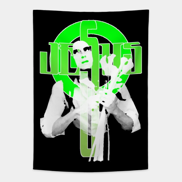 Peter Steele - Jesus Christ Looks Like Me! Tapestry by OriginalDarkPoetry