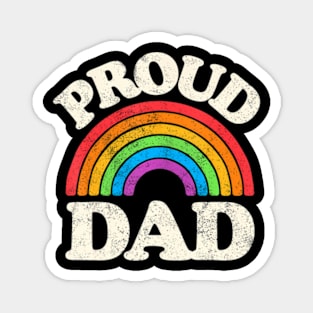 LGBTQ Proud Dad Gay Pride LGBT Ally Father's Day Magnet