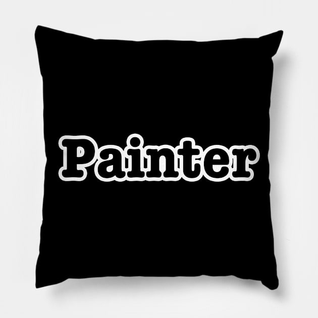 Painter Pillow by lenn