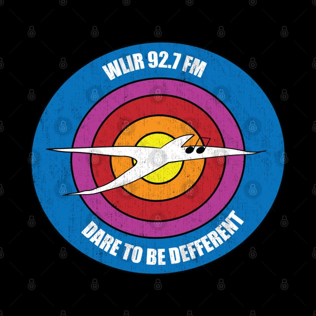 vintage WLIR 92.7 FM Radio by SariBuah