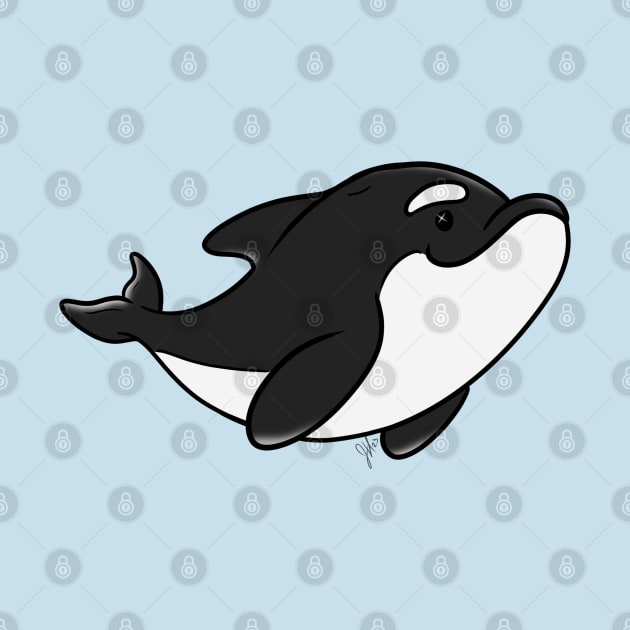 Chibi Whale Orca2 by Jade Wolf Art