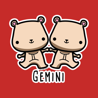 Gemini zodiac teddy bear T-Shirt