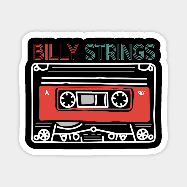 Billy Retro Name Flowers Proud Classic Styles Magnet by Skateboarding Flaming Skeleton