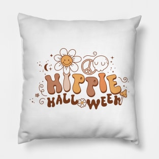 Hippie Halloween design Pillow