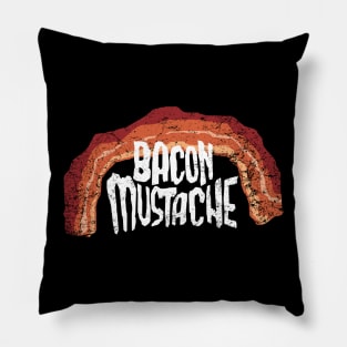 Bacon Mustache Pillow